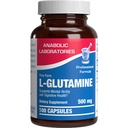 Voľná forma L-Glutamine Supplement - Klinické L glutamín Kapsule 500 mg pre Gut Health a Immune Support - Výkonný Amino Acid Glutatión Precursor - Non-GMO & Made in The USA - 100 Servings