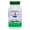 Christopher's Original Formula Apppetite Formula - 100 Kapsule, prírodné bylinné zmes pre chuť k jedlu a trávenie rovnováhy