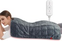 Comfytemps Váhový kúriaci pad 17"×33" pre chrbát a kremík, extra veľký elektrický tepelný pad, narodeninové dni darčeky pre mamičky Muži otec, plné telo ohrievaný pad, hlbší svalový a bolesť úľava