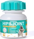Spoločná podpora Králik, 200 Tablety, Protizápalová podpora pre králiky s Glukozamínom, Chondroitín, a MSM, Spoločná úľava od bolesti, podporovať rast kartily, Vet-Approved Science Formula