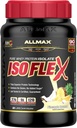 ALMMAX Nutrition ISOFLEX Srvátkový proteín Izolát, ananás Coconut - 2 lb - 27 Grams of Protein per Scoop - Zero Tuk & Cukor - 99% Bez laktózy - Bez lepku a bez sóje - Približné 30 porcií
