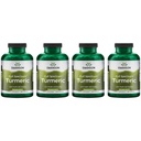 Swanson Full Spectrum Turmerica (Curcumin) - Spoločné zdravie, trávenie, zdravie srdca a podpora pečene doplnok - Curcuma Longa Formula Podpora pamäte Podpora - (240 Kapsule) 4 Balenie