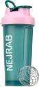 Protein Shaker Fľaša - Športové Blender Fľaše pre proteínové zmesi a Shakes - 28 Oz, Leak-Proof, poháre na proteínové trasenie, Pred-cvičenie (zelená), Stredná, NJB 28-Oz