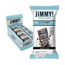 JIMMYBAR! - Cookies N krém Proteínové tyčinky 19g Bielkoviny Bar - 7g Nízky cukor - 12 g Počet - 58g Zdravie Bary - Funkčné Snack s skutočné potravinové prísady - Ručne drezované čokoláda - vyrobené s skutočnými arašidy