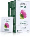 NUTRALIVER Pečeň Detox čaj - Očistite a podporu s mliekom Thitle, Turmerica a Fenikel - 60 Zabalené Čajové tašky - Bylinný čaj - 3 Balenie Nutra čaj