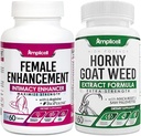Ženské tabletky na vylepšenie a nadržané kozie buriny - Libido Booster pre mužov a ženy - Hormone Balance - Mood & Energy Pills - 60Caps