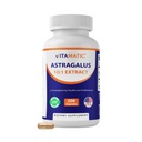 Vitamatic Astragalus Kapsule 200 Veg Kapsule - 10:1 Astragalus Extract 500mg - Non-GMO, Gluten-Free