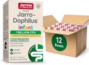 Jarrow Formules Jarro-Dophilus Infant Liquid Probiotic, Dietary Supplement, Intestinal Health Support for Infants, 1 Milión CFU per Serving, 0.51 Fl Oz, 30-dňová zásoba, (Pack of 12)