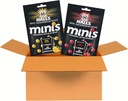 HALLS Minis Cherry and Honey Lemon Cugar Free Cough Drops Variety Pack, 2 vrecká, 4 balenia (96 celkových kvapiek)