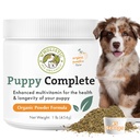 Wholistic Pet Organics Puppy Complete - Pes Multivitamín prášok - 1 Lb - Denné psie vitamíny a doplnky pre domáce potraviny - imunitný systém, koža, kabát a celkové zdravie - malé a veľké plemeno šteniatka