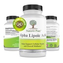 Čistá kyselina Alpha Lipoová 600 mg 120 Veggie Kapsule, non- GMO Thioctic Acid 4 Mesiac Dodávka