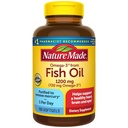 Nature Made Fish Oil Omega 3 Doplnky, Omega 3 Fish Oil as Ethyl Esters 1200 mg Softgels, EPA DHA Supplement for Healthy Heart, Brain, Eye Support, One per day, 100 Softgels