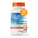 Najlepšie lekár Glukozamín Chondroitín Msm s OptiMSM kapsule, podporuje zdravú spoločnú štruktúru, funkcie & Comfort, non-GMO, Gluten Free, Soy Free, 240 Počet (Pack of 1)