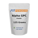 Alpha-GPC Powder 125 Grams, Non-GMO Alpha GPC Supplement Choline Powder, Vegan, Tretia strana testované, pred tréningom, pamäť a zameranie, s Scoop