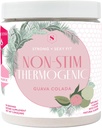 Silné + Sexy Fit, hmotnosť a diéta Podpora Zdravie Supplement, Kofeín Bez Non Stim Drink prášok pre kontrolu chuti a metabolizmu podporu, Doplnky pre ženy, Guava Colada Flavor, 30 SVG