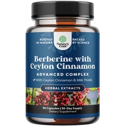 Balance Berberine Plus 1200mg Per Serving Complex - Antioxidant Berberine s Ceylon škoricové kapsule Plus Silymarin Milk Thistle Extract - Active PK od Heart Health Support 90 Kapsule