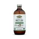 Flora Health MCT Oil Organic Energy Boost, C8 Caprylic & C10 Kyseliny kapricové, Keto, Košér, Non-GMO Overené, 100% z ethically a Trvalo dostupné Kokosové orechy, 17 Fl Oz Liquid, Sklenená fľaša