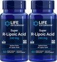 Life Extension Super R- Lipoic Acid 240 mg, 60 Vegetariánske kapsuly (Pack of 2)
