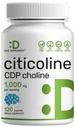 Citicoline CDP Choline, 1000mg per serving, 120 Kapsule 