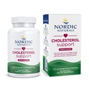 Nordic Naturals Cholesterol Support, Lemon - 60 Soft Gels - 975 Omega-3 + Red Kvasnica Rice & CoQ10 - Normálny Cholesterol, Antioxidant Support - EPA & DHA - Non-GMO - 20 Servisov