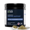 Harmony - Skin & Coat Supplement s Quercetin pre psy - Vyvážená podpora histamín pre sezónne a environmentálne alergie - Veterinarian Formulated