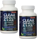 2Pack Clear Products Clear Sinus and Ear - Homeopatické - bez lepidla - 60 Vegi Kapsule