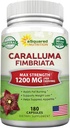 aSquared Nutrition Caralluma Fimbriata 1200mg - 180 Kapsule, prírodný extrakt Chudnutie tabletky, Plant Root Appetite Supresant & Pure Energy Booster, Max Strength Slim Lean Fat Burn