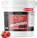Ultimate Nutrition Muscle Juice, Weight Gain Drink Mix - Mass Gainer Cvičenie Powder pre mužov a ženy - Supplement for Lean Muscle Growth & Immune Support with 55g Protein - Strawberry, 10.45lb