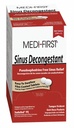 Medique Products Medi-First 80933 Sinus Decongestant, 100-Packets of 1 (Packaging sa môže líšiť) , Red