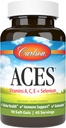 Carlson - ACES, vitamíny A, C, E + selén, bunkové zdravie a imunitná podpora, antioxidant, 90 softgelov