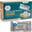 MED PRIDE Triple Antibiotic Ointment Pakets hromadne 144 X 0.9g, Individuálne antibiotické mastné pakety pre popáleniny, rezy, starostlivosť o rany