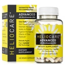 Heliocare Advanced Niacin B3 Supplement: Fernblock PLE Extract 240mg Per Serving - Podpora zdravia kožných buniek W/Antioxidant Bohatý vitamín B3 Niacin 500 mg - 120 Vegan Kapsule