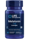 Extension life Melatonin, 3 mg, Optimal Sleep Support, Healthy circadian Rhythms, Cellular Defense, Gluten-Free, Non-GMO, Vegetariánska, 60 žuvacie kosoštvorce