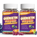 2 balenia Quercetin Gummies, 1000 mg Quercetin s hypromelínom zinok bazový, Immune & Antioxidant podpora, Vegan Gummies pre dospelých a deti, 120 počet