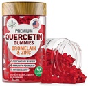 BioVit Quercetin Gummies 500MG - Aktivovaný Quercetin pre deti a dospelých Imunitný systém a alergia - Žuvateľný s hypromínom, zinkom, vitamínom C, vitamínom D3 - vyrobený v USA - 60 Vegan Gummy Bears