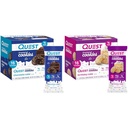 Quest Frosted Cookies Dvojbalenie, Čokoládový koláč 16 Cookies a narodeninový koláč 16 Cookies, 1g cukor, 10-11g Proteín, 2g Net Carbs