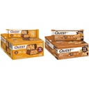 Quest Nutrition Crispy Čokoláda Arašidové maslo Hero Protein Bar, 18g Bielkoviny a Čokoládové arašidové maslo Bary, vysoký obsah bielkovín, nízky obsah tuku, bez lepku, Keto Friendly, 12 Počet