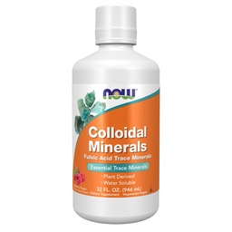 TERAZ potravinové doplnky, Koloidné minerály Tekuté, Rastlinné odvodené, Essential Trace Minerals, Malina, 32-Ounce