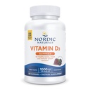 Nordic Naturals Vitamín D3 Gummies, Wild Berry - 120 Gummies - 1000 IU Vitamín D3, 1,4 mg Železo - skvelá chuť - zdravé kosti, Mood & Immune System Function - non-GMO - 120 Servírovanie