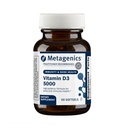 Metagény Vitamín D3 5000 IU Supplement - High Potency Softgels for Immune, Bone & Heart Health* - 125 μg Cholekalciferol v kokosovom oleji na zlepšenie absorpcie* - Non-GMO, Gluten-free - 60 Počet