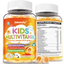 Deti Multivitamínové Gummy - Vitamíny A D3 K2, Metylované B-komplexy s Omega-3, Immune & Development Support - Organic Mixed-Berry Flavor Multivitamíny pre deti denne - Bez cukru a Vegan