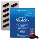 Viva Naturals Antarktída Krill Oil, 1200 mg 