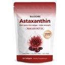 Astaxantín 12 mg s MCT olejom 120 Softgels, Premium Astaxantin Organic Supplements, pre obličky, oči a kožu, prírodné mikroriasy Zdroj, Triple sila, non-GMO & Gluten Free (Pack of 1)