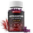 Astaxantín Gummies, 12mg Per Gummy 24mg Max, Astaxantin Supplements with Vitamin A/C/D/E, Resveratrol, 14-IN-1 Antioxidanty Zmes pre ženy Muži, koža, oči, Immune Support, Free Sugar, Vegan, 60 Ct