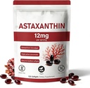 Astaxantín 12mg, 120 Softgels, Natural Microrias Source, Non-GMO Gluten-Free,4 mesiac dodávky