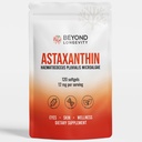Astaxantín 12mg - Antioxidant doplnok z mikrorias, 120 Softgels pre podporu očí, kože a wellness