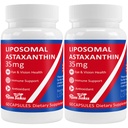 35mg Lipozomálne Astaxantin Supplement - Výkonný Antioxidant Podpora pre pokožku, Spoločné a očné zdravie - Prírodné anti- Aging Formula s Pure Astaxantin - Vegan, non- GMO, 120 Kapsule