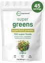 Micro Ingrediencie Super Greens Powder, 1lb 