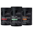 Sport Research® Antioxidant Support Pack - Oil of Oregano 9500mg + Triple sila Astaxantin 12mg + Lipozomálny vitamín C doplnok 1000 mg