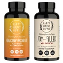 Happy Healthy Hippie Joy-vyplnený Saffron Mood podpora doplnok a žiariť pre to Astaxathin doplnok
